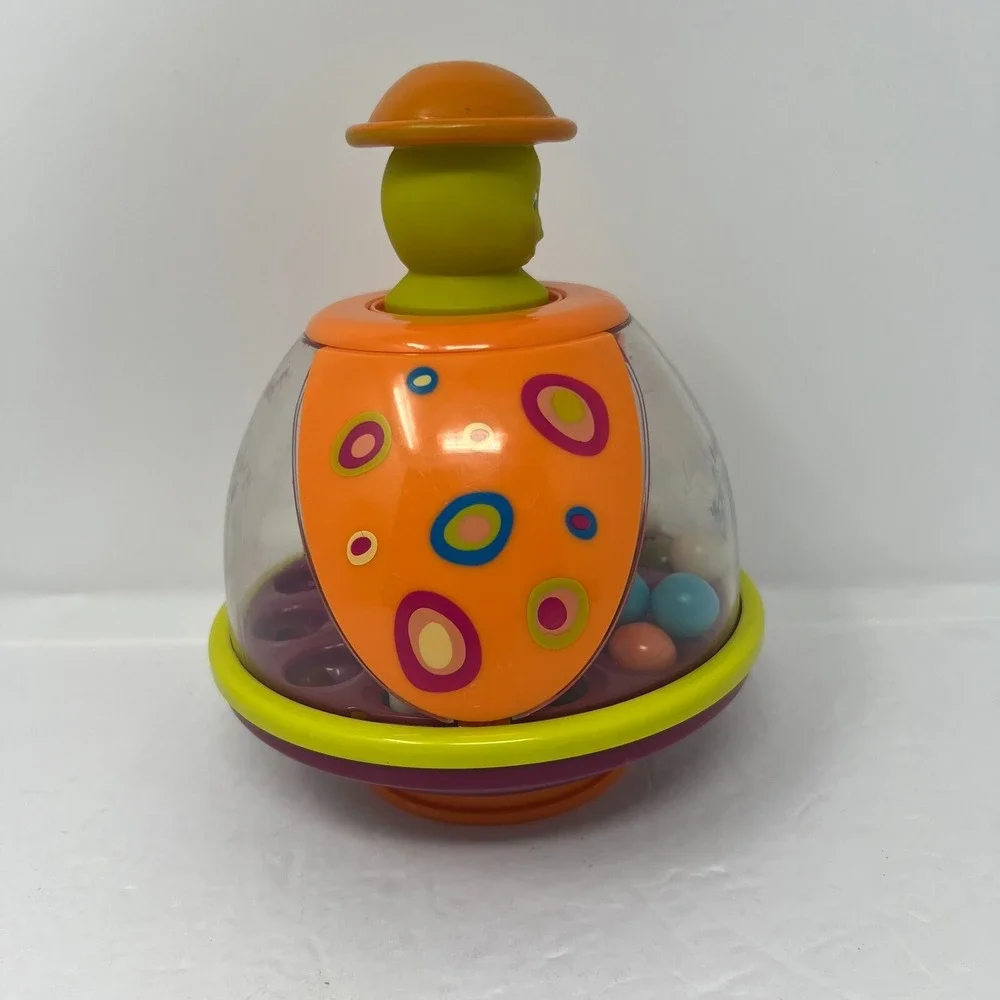 B-Toys Poppitoppy Balls Popper Spinning Tumble Development Toddler Toy